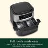 imageCuisinart Dual Basket Air Fryer Two Baskets Totals 11 QT 4 Function Air Fryer to Air Fry Roast Bake ampamp Keep Warm Features Sync Finish ampamp Settings Toss Reminder Automatic Warm Mode ampamp AutoPause9 Qt