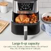 imageCuisinart Dual Basket Air Fryer Two Baskets Totals 11 QT 4 Function Air Fryer to Air Fry Roast Bake ampamp Keep Warm Features Sync Finish ampamp Settings Toss Reminder Automatic Warm Mode ampamp AutoPause6 Qt No Window