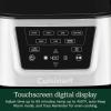 imageCuisinart Dual Basket Air Fryer Two Baskets Totals 11 QT 4 Function Air Fryer to Air Fry Roast Bake ampamp Keep Warm Features Sync Finish ampamp Settings Toss Reminder Automatic Warm Mode ampamp AutoPause6 Qt No Window