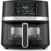 imageCuisinart Dual Basket Air Fryer Two Baskets Totals 11 QT 4 Function Air Fryer to Air Fry Roast Bake ampamp Keep Warm Features Sync Finish ampamp Settings Toss Reminder Automatic Warm Mode ampamp AutoPause45 Qt