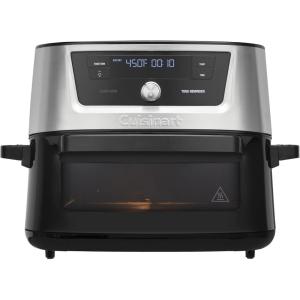 imageCuisinart Dual Basket Air Fryer Two Baskets Totals 11 QT 4 Function Air Fryer to Air Fry Roast Bake ampamp Keep Warm Features Sync Finish ampamp Settings Toss Reminder Automatic Warm Mode ampamp AutoPause9 Qt Dial