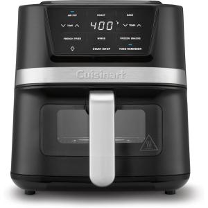 imageCuisinart Dual Basket Air Fryer Two Baskets Totals 11 QT 4 Function Air Fryer to Air Fry Roast Bake ampamp Keep Warm Features Sync Finish ampamp Settings Toss Reminder Automatic Warm Mode ampamp AutoPause26 Qt