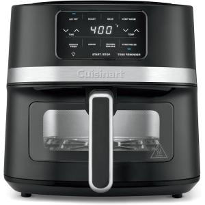 imageCuisinart Dual Basket Air Fryer Two Baskets Totals 11 QT 4 Function Air Fryer to Air Fry Roast Bake ampamp Keep Warm Features Sync Finish ampamp Settings Toss Reminder Automatic Warm Mode ampamp AutoPause45 Qt