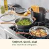 image:imageCuisinart 11Piece Matte Black Elegance Cookware Set