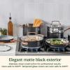 image:imageCuisinart 11Piece Matte Black Elegance Cookware Set