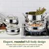 image:imageCuisinart 15 Piece PureClad TriplePly Stainless Steel Cookware Set PCST15