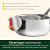 image:imageCuisinart 15 Piece PureClad TriplePly Stainless Steel Cookware Set PCST15