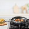 image:imageCuisinart FusionElite Nonstick TriPly Stainless Steel Skillet 10 Skillet Frying Pan with PURELYSEAR Ceramic Nonstick Technology Scratch Proof Cool Grip Handles Dishwasher Safe8inch Skillet