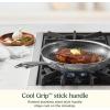 image:imageCuisinart FusionElite Nonstick TriPly Stainless Steel Skillet 10 Skillet Frying Pan with PURELYSEAR Ceramic Nonstick Technology Scratch Proof Cool Grip Handles Dishwasher Safe10inch Skillet