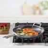 image:imageCuisinart FusionElite Nonstick TriPly Stainless Steel Skillet 10 Skillet Frying Pan with PURELYSEAR Ceramic Nonstick Technology Scratch Proof Cool Grip Handles Dishwasher Safe12inch Skillet
