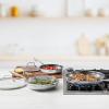 image:imageCuisinart FusionElite Nonstick TriPly Stainless Steel Skillet 10 Skillet Frying Pan with PURELYSEAR Ceramic Nonstick Technology Scratch Proof Cool Grip Handles Dishwasher Safe6 pc Skillet Set