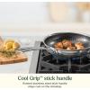 image:imageCuisinart FusionElite Nonstick TriPly Stainless Steel Skillet 10 Skillet Frying Pan with PURELYSEAR Ceramic Nonstick Technology Scratch Proof Cool Grip Handles Dishwasher Safe8inch Skillet