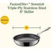 image:imageCuisinart FusionElite Nonstick TriPly Stainless Steel Skillet 10 Skillet Frying Pan with PURELYSEAR Ceramic Nonstick Technology Scratch Proof Cool Grip Handles Dishwasher Safe8inch Skillet