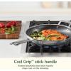 image:imageCuisinart FusionElite Nonstick TriPly Stainless Steel Skillet 10 Skillet Frying Pan with PURELYSEAR Ceramic Nonstick Technology Scratch Proof Cool Grip Handles Dishwasher Safe12inch Skillet