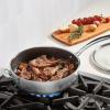 image:imageCuisinart FusionPlus Nonstick Stainless Steel Cookware Set 5Piece Skillet Cooking Set with PFASFree PURELYSEAR Ceramic Non Stick Technology Scratch Proof Cool Grip Handles Dishwasher Safe5quart Saute Pan