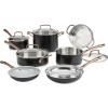 image:imageCuisinart 11Piece Matte Black Elegance Cookware Set