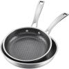 image:imageCuisinart FusionPlus Nonstick Stainless Steel Cookware 10Inch Skillet with PFASFree PURELYSEAR Ceramic Technology Scratch Proof Cool Grip Handles Dishwasher Safe FPS22248 and 10inch Skillet Set