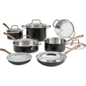 image:imageCuisinart 11Piece Matte Black Elegance Cookware Set