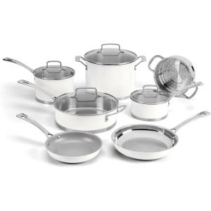 image:imageCuisinart 11Piece Stainless Steel Set Thyme MT89G11White