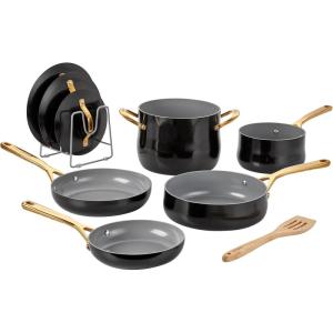 image:imageCuisinart Culinary Collection 10 piece Set 34CG10BKBlackGold