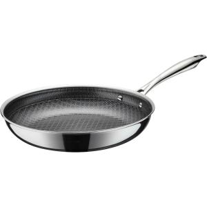 image:imageCuisinart FusionElite Nonstick TriPly Stainless Steel Skillet 10 Skillet Frying Pan with PURELYSEAR Ceramic Nonstick Technology Scratch Proof Cool Grip Handles Dishwasher Safe10inch Skillet