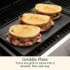 image:imageCuisinart Reversible Cast Iron GrillGriddle Plate 1575 x 9 PreSeasoned Cooking Surface with Flat and Ribbed Sides Stovetop Griddle for Electric Ranges Use on Stove Campfire or Gas Grill