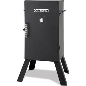 image:imageCuisinart 30 Electric Smoker 3 Adjustable Racks Large Capacity BBQ Meat Smoker Water amp Wood Trays for Smoked Meat Brisket Salmon amp Jerky Adjustable Temperature Control