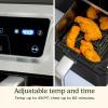 image:imageCuisinart Dual Basket Air Fryer 2425 QT Baskets Total 85 QT 4 Functions Air Fry Roast Bake and Keep Warm Features Sync Finish and Sync Settings Toss Reminder Auto Warm Mode and AutoPause11 Qt