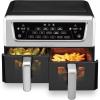 image:imageCuisinart Dual Basket Air Fryer 2425 QT Baskets Total 85 QT 4 Functions Air Fry Roast Bake and Keep Warm Features Sync Finish and Sync Settings Toss Reminder Auto Warm Mode and AutoPause11 Qt