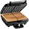 image:imageCuisinart 4Slice Belgian Waffle Maker Stainless SteelBlack WAF150P1New Square Classic