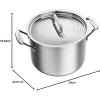image:imageCuisinart 766S22 6 Qt Stainless Steel Pasta Pot wStraining Cover ChefsClassicStainlessCookwareCollection 6Quart63 Quarts