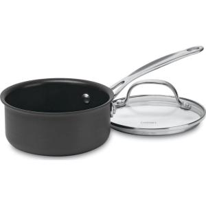 image:imageCuisinart 619420 Chefs Classic 4Quart NonstickHardAnodized Saucepan wCoverSaucepan wCover