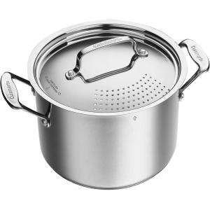 image:imageCuisinart 766S22 6 Qt Stainless Steel Pasta Pot wStraining Cover ChefsClassicStainlessCookwareCollection 6Quart63 Quarts