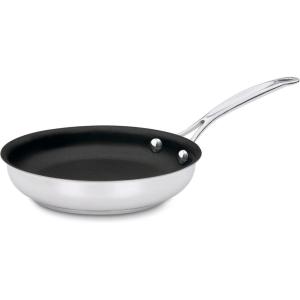 image:imageCuisinart Chefs Classic 7 Stainless Steel Nonstick Skillet engineered with PURELYCERAMIC 722C18NS