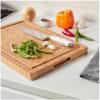 image:imageCuisinart 17 Reversible End Grain Bamboo Cutting Board Embedded Handles