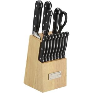 image:imageCuisinart C55TR14PCB Advantage Cutlery 14Piece Triple Rivet Knife Block Set