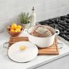 image:imageCuisinart Earth amp Essence 5 Qt Casserole with Cover  Rosemary amp Thyme CI65025RTMWWhite