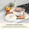 image:imageCuisinart Earth amp Essence 5 Qt Casserole with Cover  Rosemary amp Thyme CI65025RTMWWhite