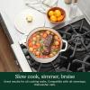 image:imageCuisinart Earth amp Essence 5 Qt Casserole with Cover  Rosemary amp Thyme CI65025RTMWWhite