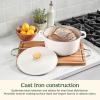 image:imageCuisinart Earth amp Essence 5 Qt Casserole with Cover  Rosemary amp Thyme CI65025RTMWWhite