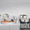 image:imageCuisinart PureClad PureClad TriplePly 12 Stainless Steel Skillet with Helper Handle and Cover PCT2230HC12Piece Set