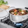 image:imageCuisinart PureClad PureClad TriplePly 12 Stainless Steel Skillet with Helper Handle and Cover PCT2230HC45 Quart Dutch Oven