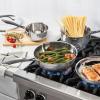 image:imageCuisinart RADIANT PRO 8Piece Stainless with Brushed Titanium Finish Cookware Set
