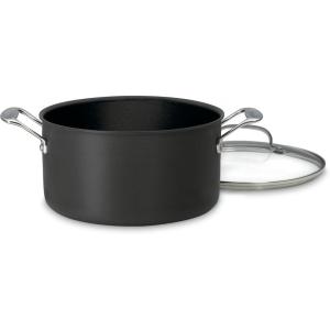 image:imageCuisinart Chefs Classic 6Quart PURELYCERAMIC Nonstick PFAS Free HardAnodized Stockpot with Cover 644C24