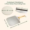 image:imageCuisinart CPS515 Deluxe Pizza Grilling Pack Pizza Stone Pizza Peel Pizza Cutter