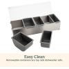 image:imageCuisinart Condiment amp Topping Station 5 Dishwasher Safe Containers for Toppings amp Condiments Versatile Fresh Food Prep Station with Clear Lid Perfect for BBQs Burgers Tacos Pizza amp OmeletsSmall