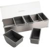 image:imageCuisinart Condiment amp Topping Station 5 Dishwasher Safe Containers for Toppings amp Condiments Versatile Fresh Food Prep Station with Clear Lid Perfect for BBQs Burgers Tacos Pizza amp OmeletsSmall
