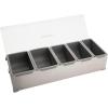 image:imageCuisinart Condiment amp Topping Station 5 Dishwasher Safe Containers for Toppings amp Condiments Versatile Fresh Food Prep Station with Clear Lid Perfect for BBQs Burgers Tacos Pizza amp OmeletsSmall