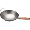 image:imageCuisinart 12 Carbon Steel Hammered Wok Traditional Round Bottom Stir Fry Pan with Wooden amp Helper Handle for Authentic Asian Cuisine Wok Hei Cooking Perfect for StirFry Saut amp Deep Fry12 Carbon Steel Hammered Wok