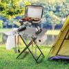 image:imageCuisinart Fold n Go Prep Table Portable Folding Table and Grill Stand with Tool hooks Trash Bag Holder Paper Towel Rack 24 x 20 Steel Food Prep Station Perfect for BBQs Tailgates and Camping